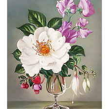 Схема вышивки «Серия "Букет".»