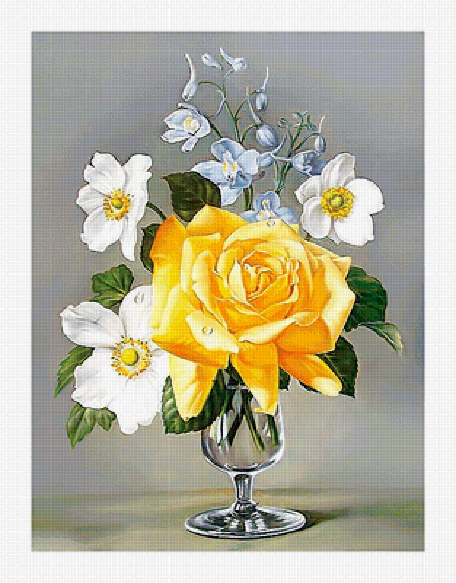 Серия "Букет". - букет, флора, цветы - предпросмотр