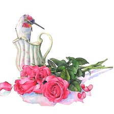 Схема вышивки «акварель»