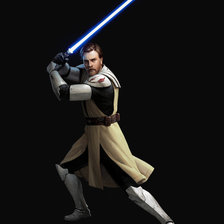 Схема вышивки «Генерал Кеноби»