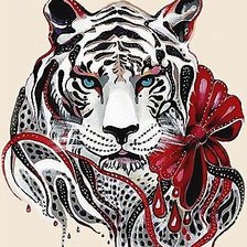 Схема вышивки «Тигр»