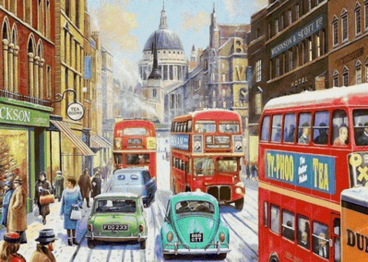 LONDRES AÑOS 60 - 399 x 284 cruces - предпросмотр