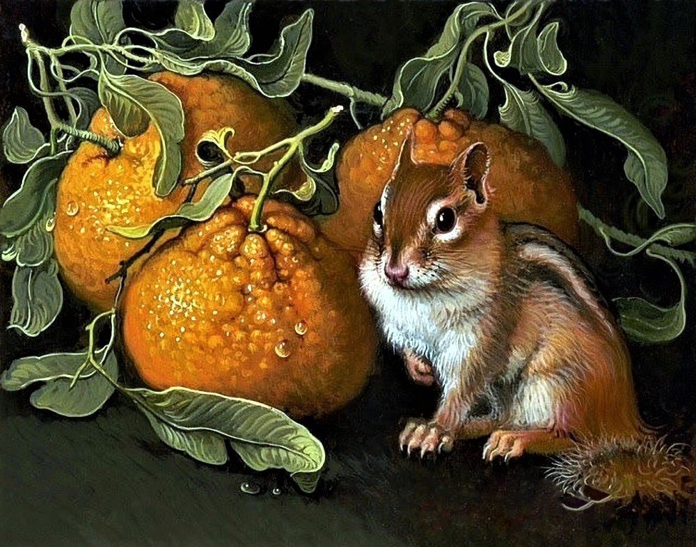 №1881575 - бурундук, натюрморт - оригинал