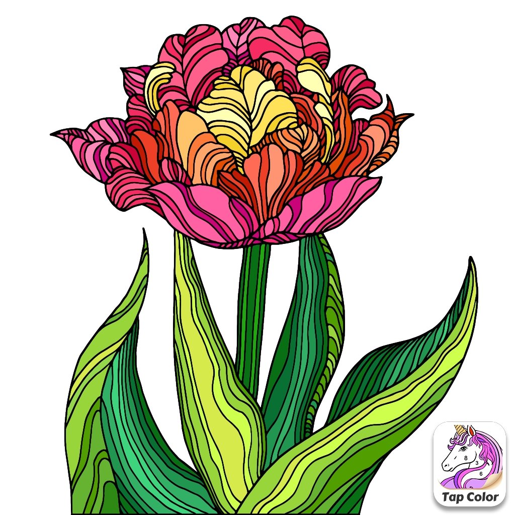 Тюльпан - арт - оригинал