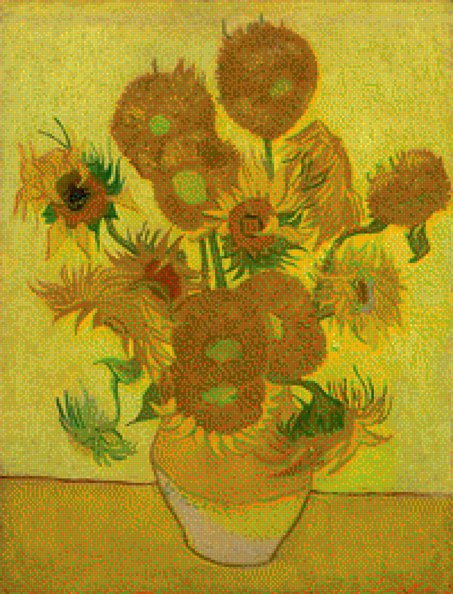 van goh - sunflowers - предпросмотр