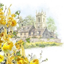 Оригинал схемы вышивки «весна» (№1882142)