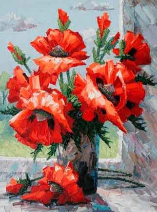 огромные маки - цветы - оригинал