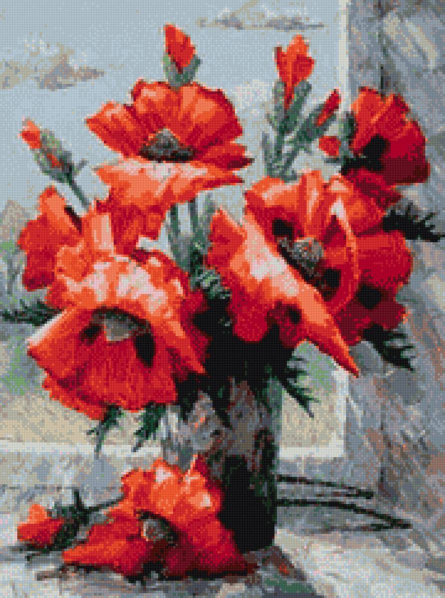 огромные маки - цветы - предпросмотр