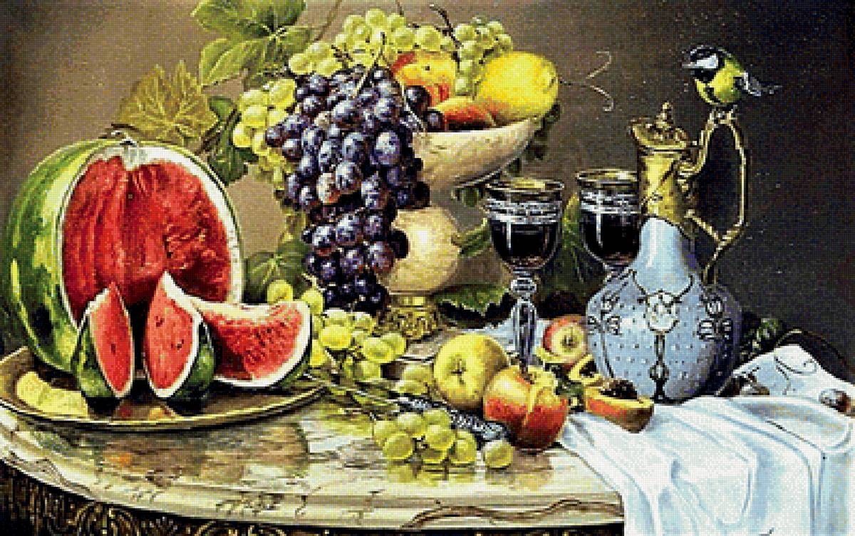 №1882844 - виноград, натюрморт - предпросмотр