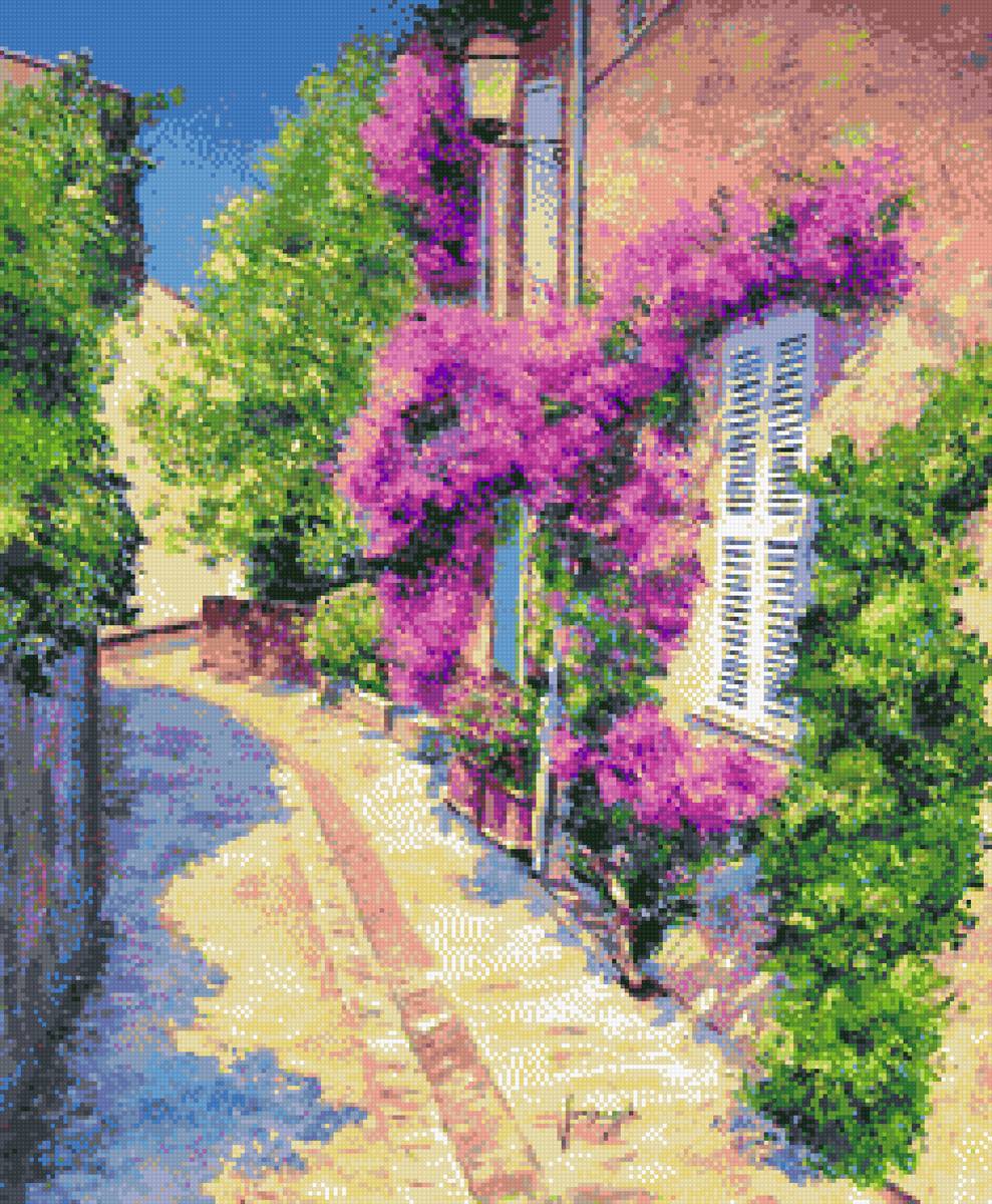 солнечкая улица - лето, улица - предпросмотр