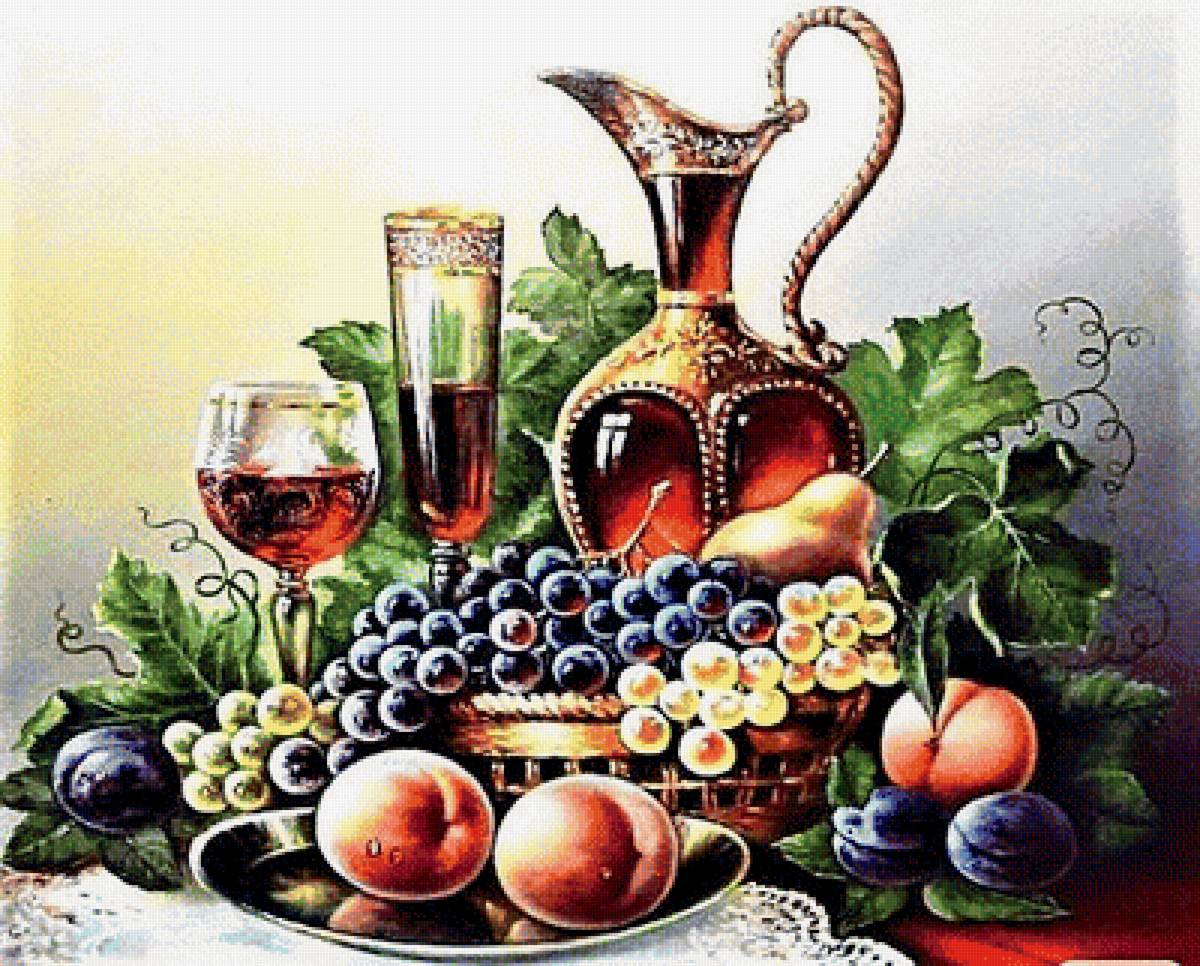 №1883296 - виноград, натюрморт - предпросмотр