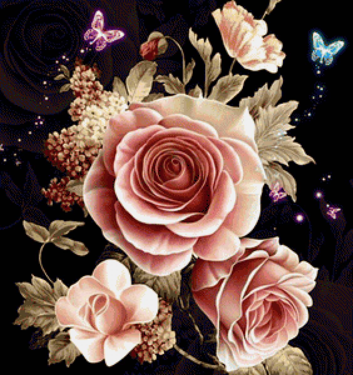 №1883844 - цветы, розы - предпросмотр