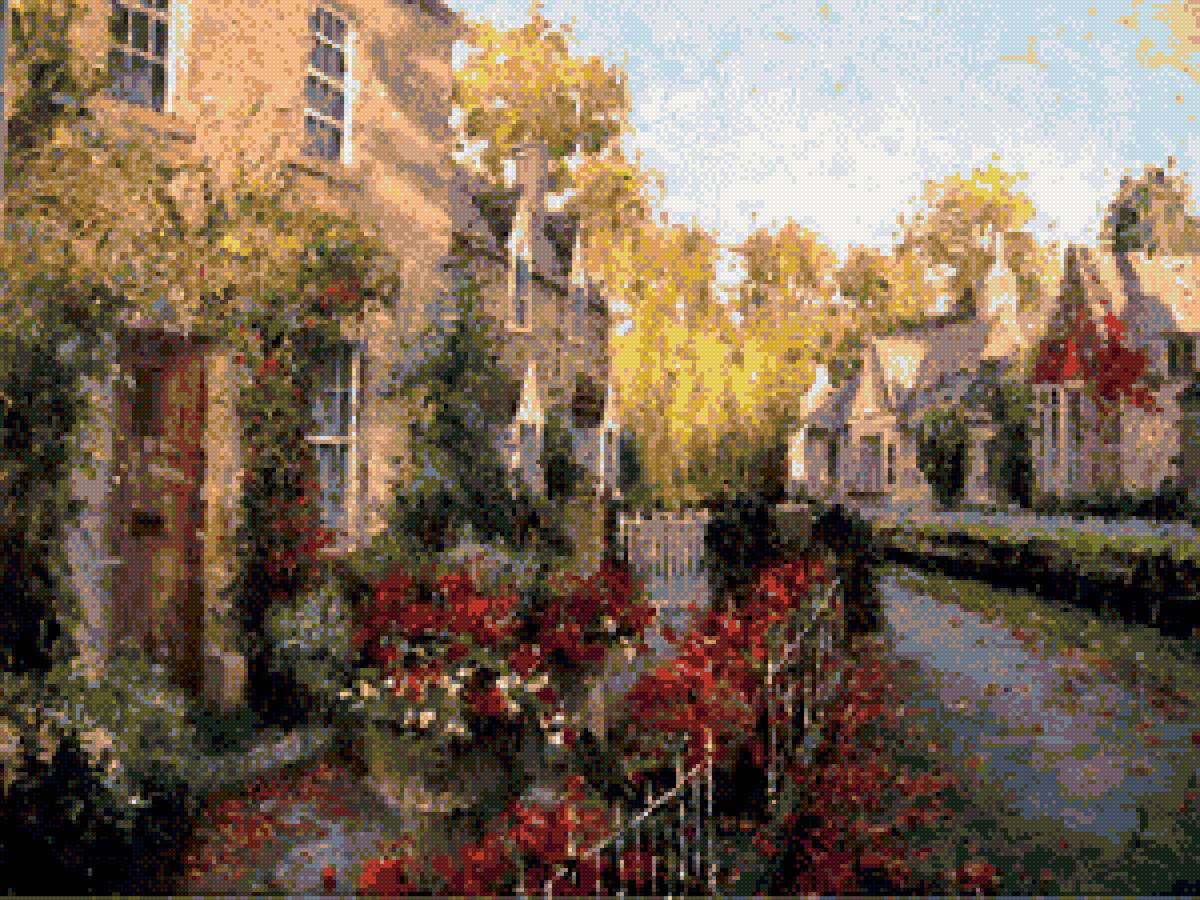 цветущая улица - город, улица - предпросмотр