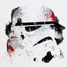 Схема вышивки «шлем штурмовика»