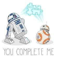 Схема вышивки «R2D2 и C3PO»