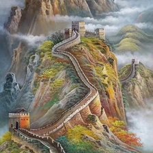 Схема вышивки «Великая Китайская стена»