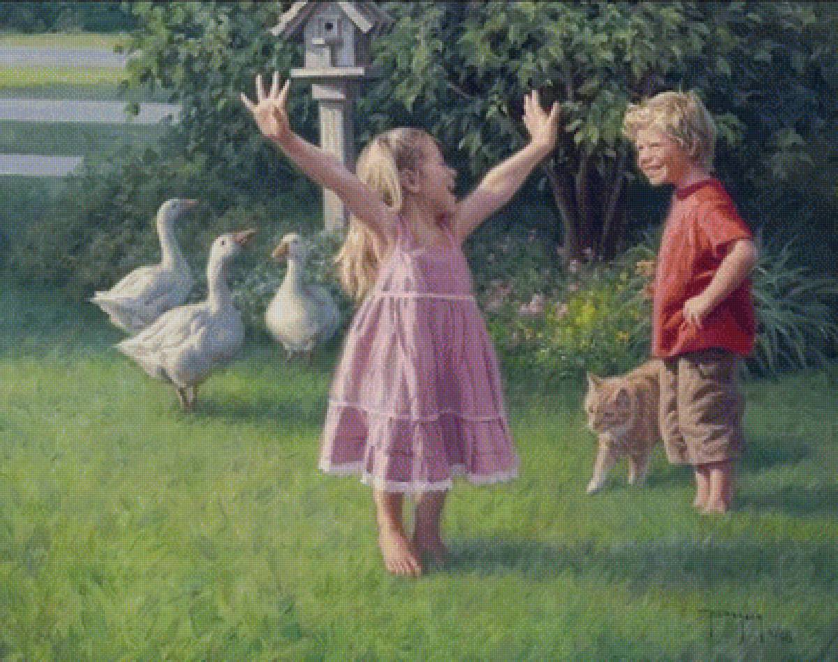 детки у бабушки с дедушкой - предпросмотр