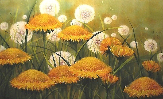 одуванчики - оригинал