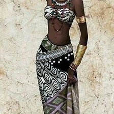 Оригинал схемы вышивки «BELLEZA AFRICANA» (№1885393)