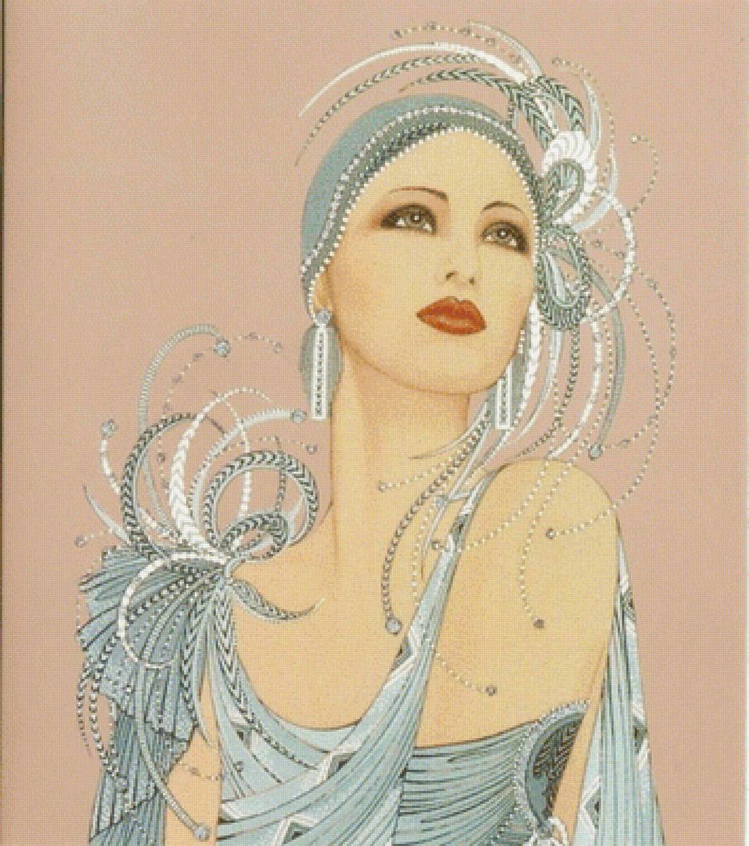 Дива - дама, ретро, шляпка - предпросмотр