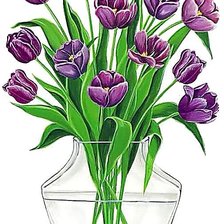 Схема вышивки «букет.»