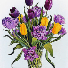 Схема вышивки «Букет цветов.»