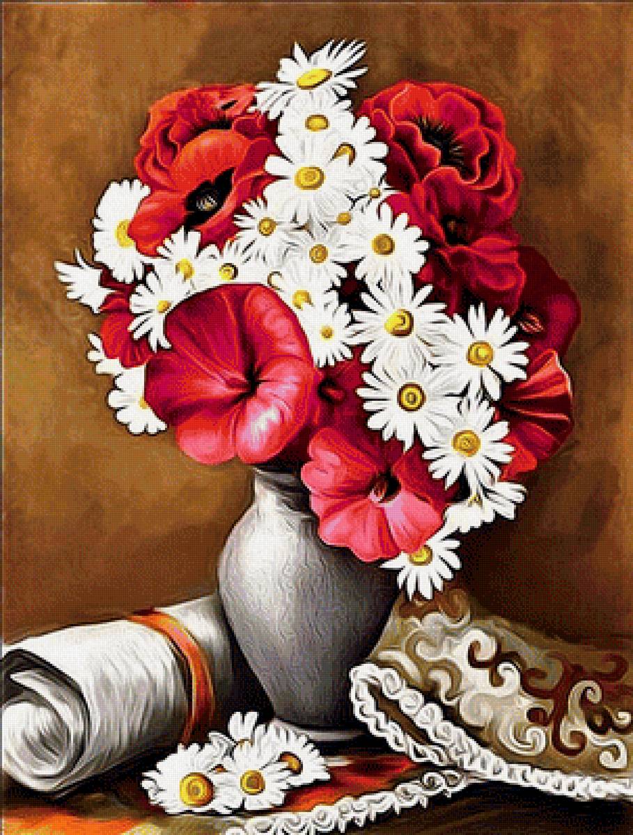 №1886315 - ромашки, маки - предпросмотр