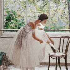 Схема вышивки «Балерина»