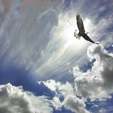 Схема вышивки «Небо»