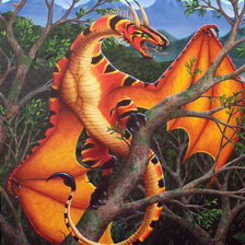 Схема вышивки «Дракон»