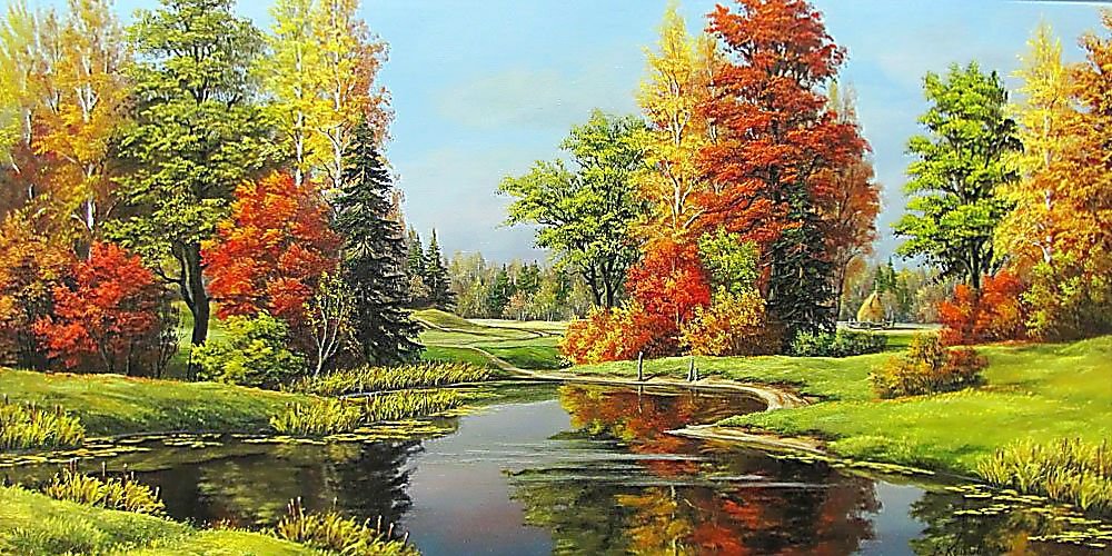 Пейзаж. - пейзаж, живопись. - оригинал