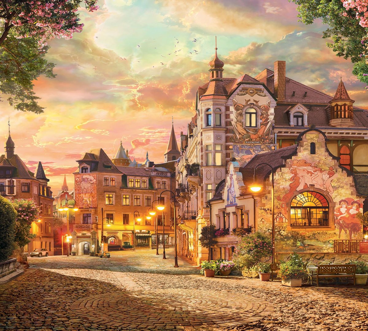 Старый город - город, пейзаж - оригинал