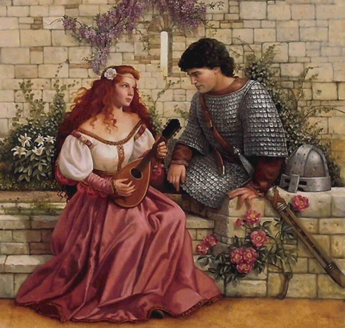 дама и рыцарь - предпросмотр