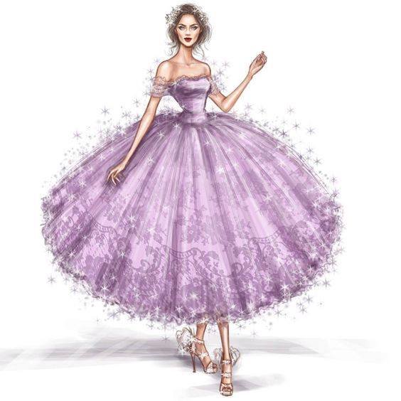 Dama in viola - donna, viola, dama - оригинал