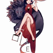 Схема вышивки «Лев»