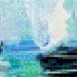 Предпросмотр схемы вышивки «море, лодки» (№1888332)