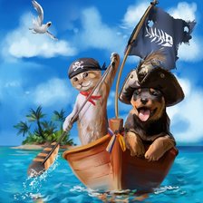 Схема вышивки «Пираты»