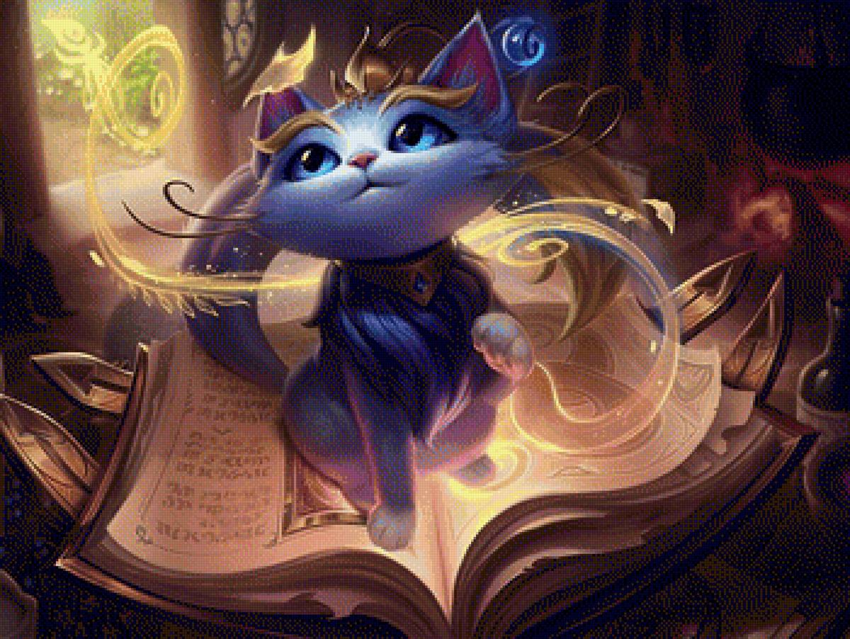 Кошечка - кошечка, рисунок, животные, книга, кошка - предпросмотр