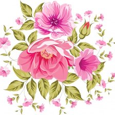 Схема вышивки «Цветы»