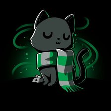 Схема вышивки «Кот Слизерина»