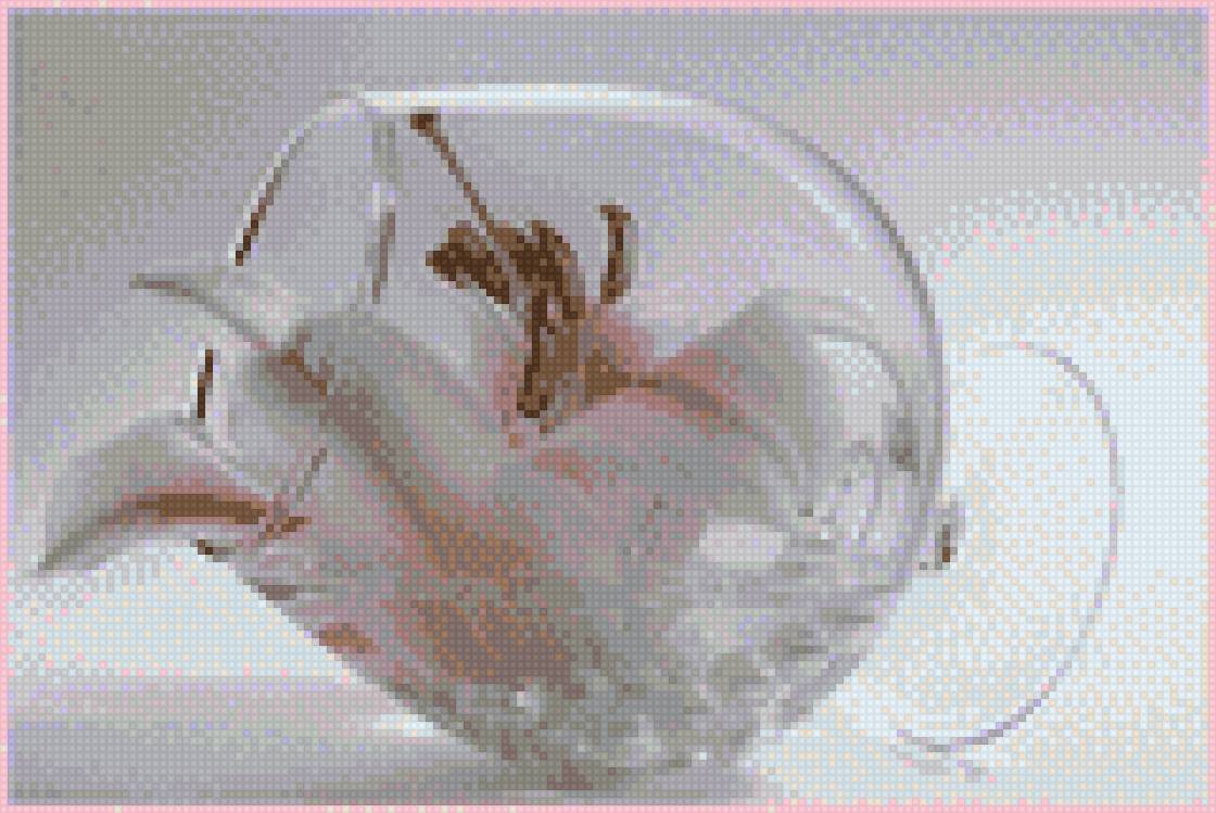 лилия в бокале - лилия, бокал - предпросмотр