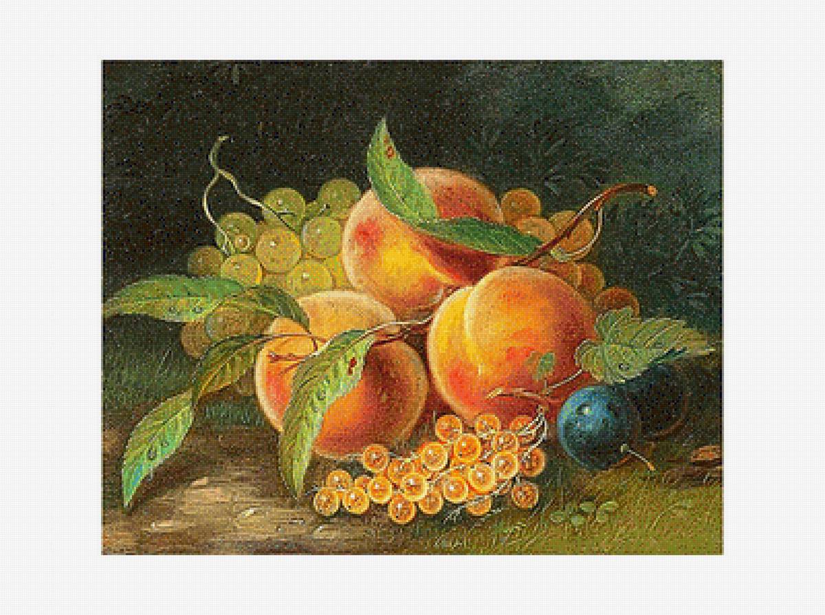 Натюрморт - ягоды, фрукты - предпросмотр