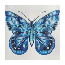 Схема вышивки «бабочка»