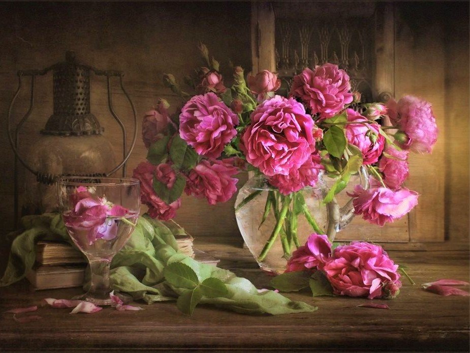 Натюрморт - цветы, натюрморт, букет - оригинал