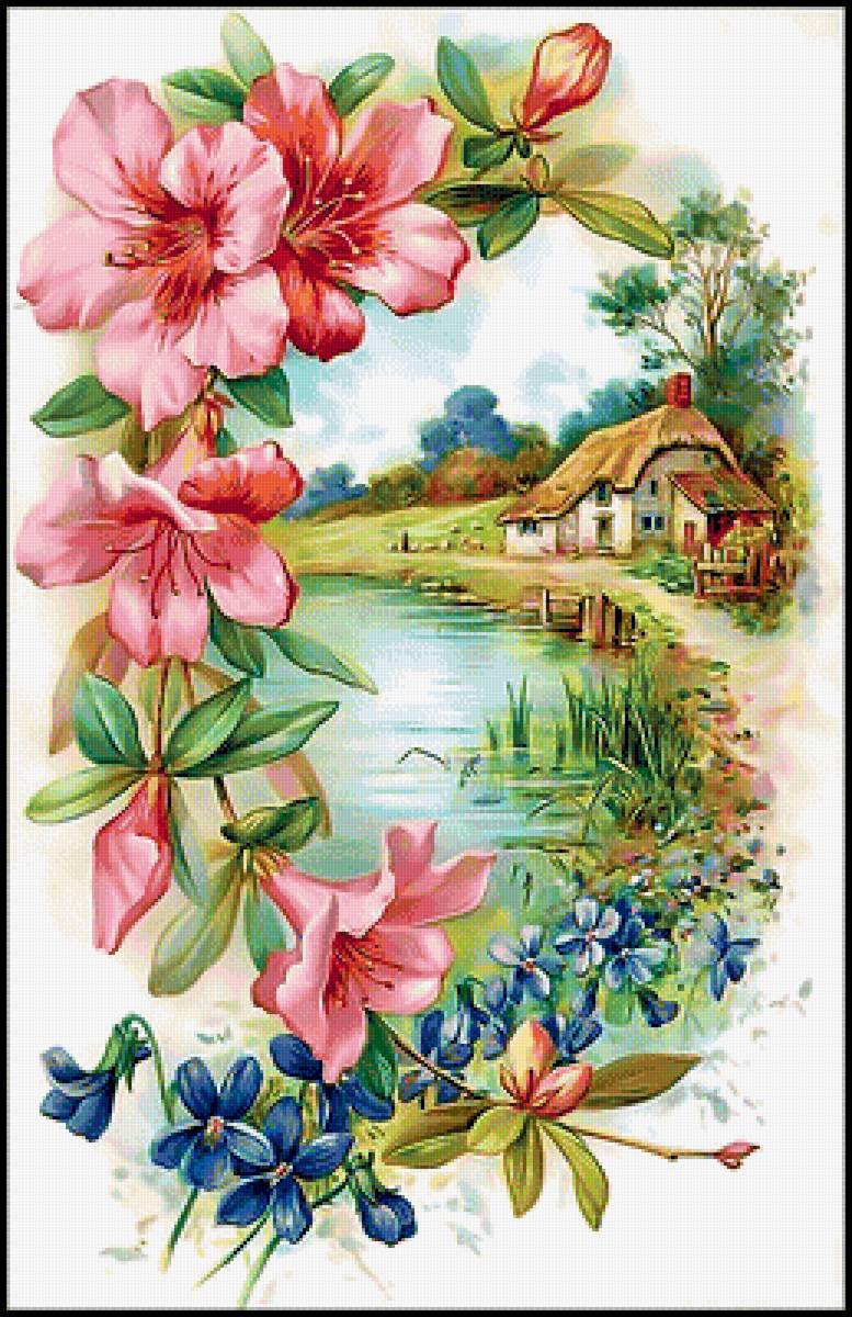 Серия "Волшебные домики" - природа, дома, пейзаж - предпросмотр