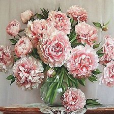 Схема вышивки «ПИОНЫ»