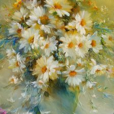 Схема вышивки «РОМАШКИ»