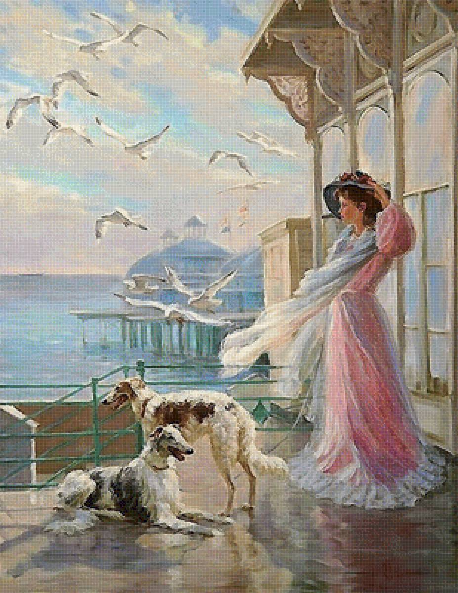 Очаровательное лето. - художник александр аверин . - предпросмотр