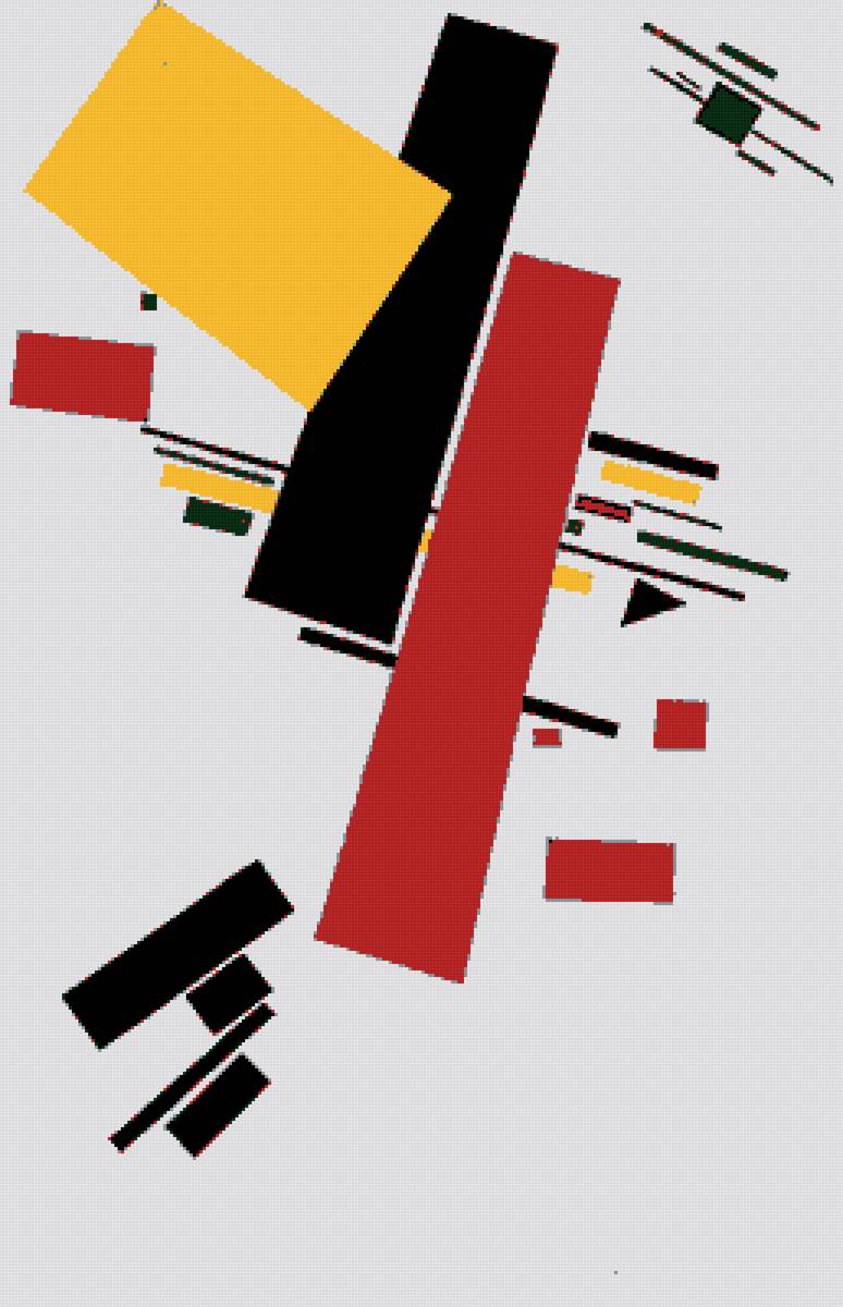 Малевич - абстракция - предпросмотр