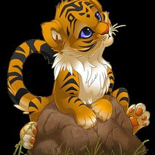 Схема вышивки «тигруля»